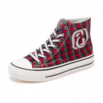 Кеди високі Fashion червоні для дівчинки та для хлопчика