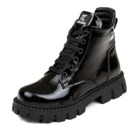 Черевики осінь-зима 0083 чорні лакові (31-36) AL