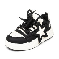 Кросівки зима 55022 чорно-білі (27-31) KT