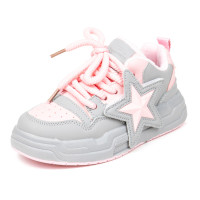 Кросівки зима 55022 сіро-рожеві (27-31) KT