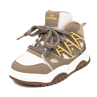 Кросівки осінь-зима 28030 коричневі (27-31) KT