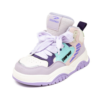 Кросівки зима B28029 бузкові (27-31) KT