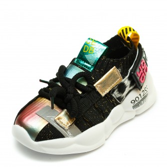 Кросівки BiQi WASP чорні для дівчинки